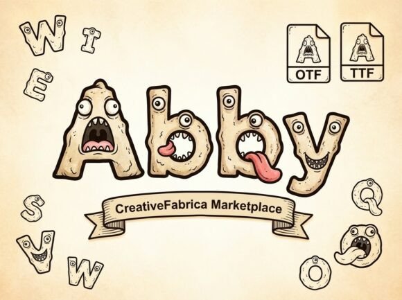 Abby Font: Monster-Meets-Design