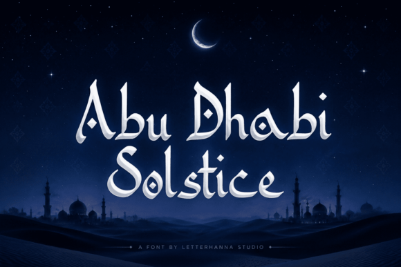 Abu Dhabi Solstice Font