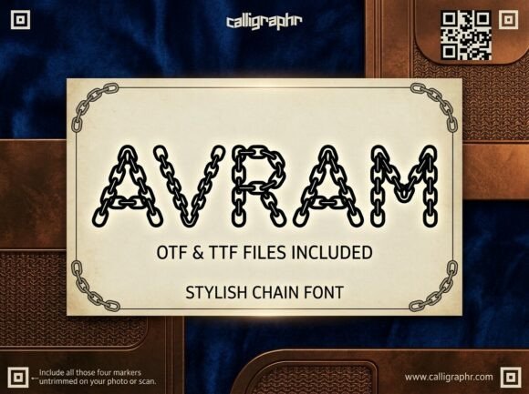 Avram: A Bold Display Font