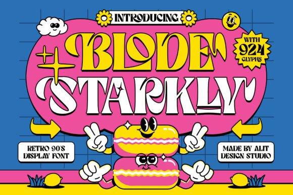 Blode Starkly: A Bold Display Font