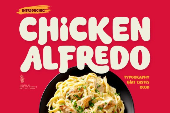 Chicken Alfredo Font Review