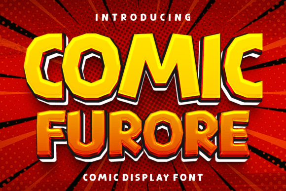 Comic Furore Font for Business Branding