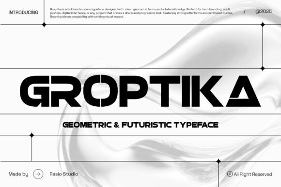 Groptika Font for Creative Projects