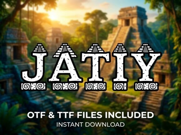 Jatiy Font: Bold and Monumental