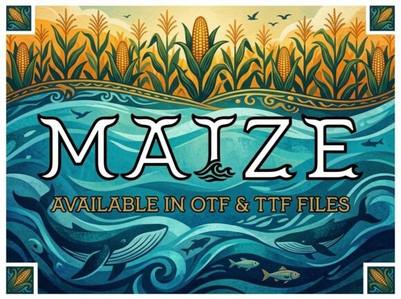 Maize Font: Elegant Display Type