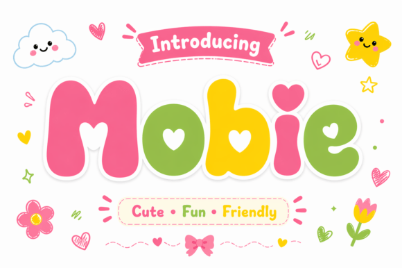 Mobie: A Joyful Display Font