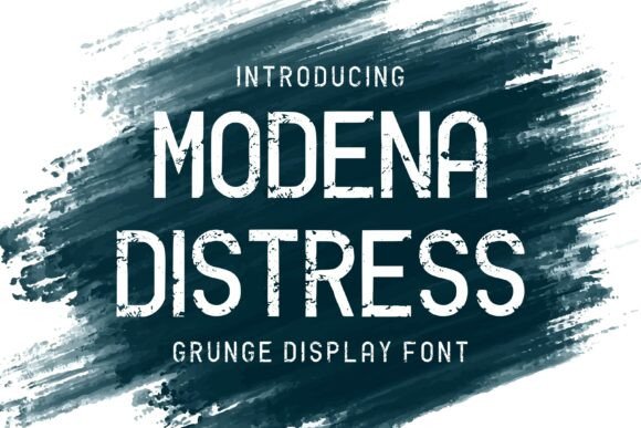 Modena Distress Font for Bold Branding