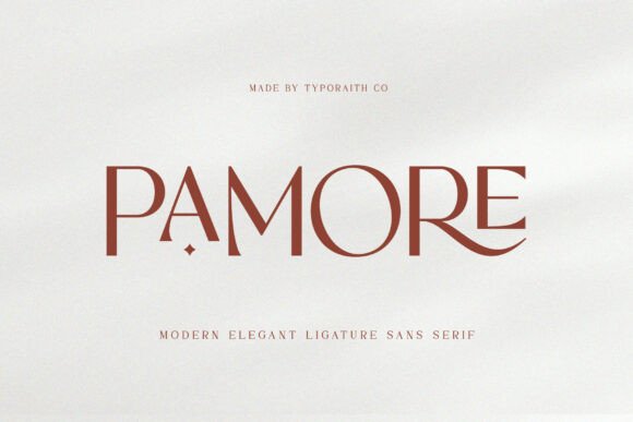 Pamore Font: Elegant & Timeless