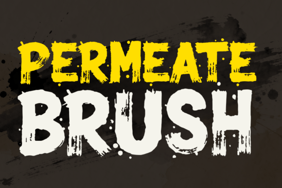 Permeate: A Bold Display Font
