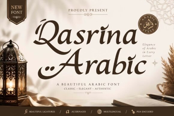 Qasrina Arabic Font for Creative Projects
