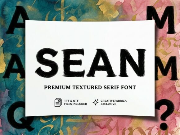 Sean: A Bold Display Font
