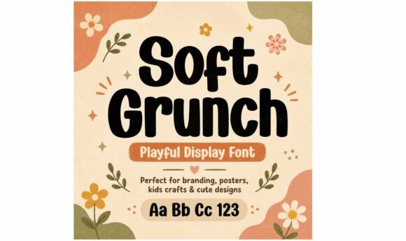 Soft Grunch Font for Eye-Catching Design