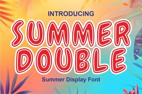 Summer Double Font for Creative Makers