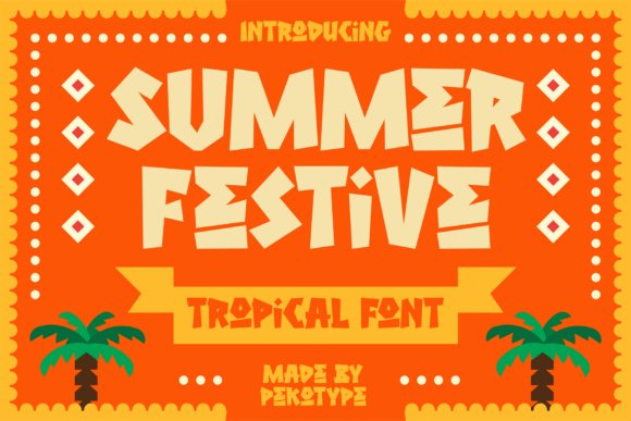 Summer Festive Font for Bold Branding