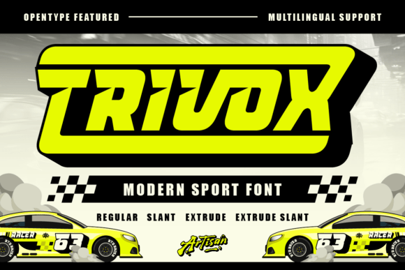 Trivox Font for Bold Designs