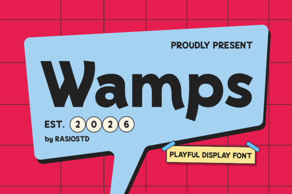 Wamps: A Bold Font for Creative Projects