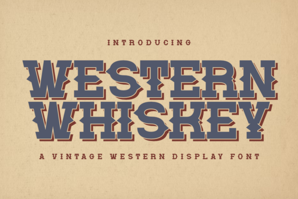 Western Whiskey Font